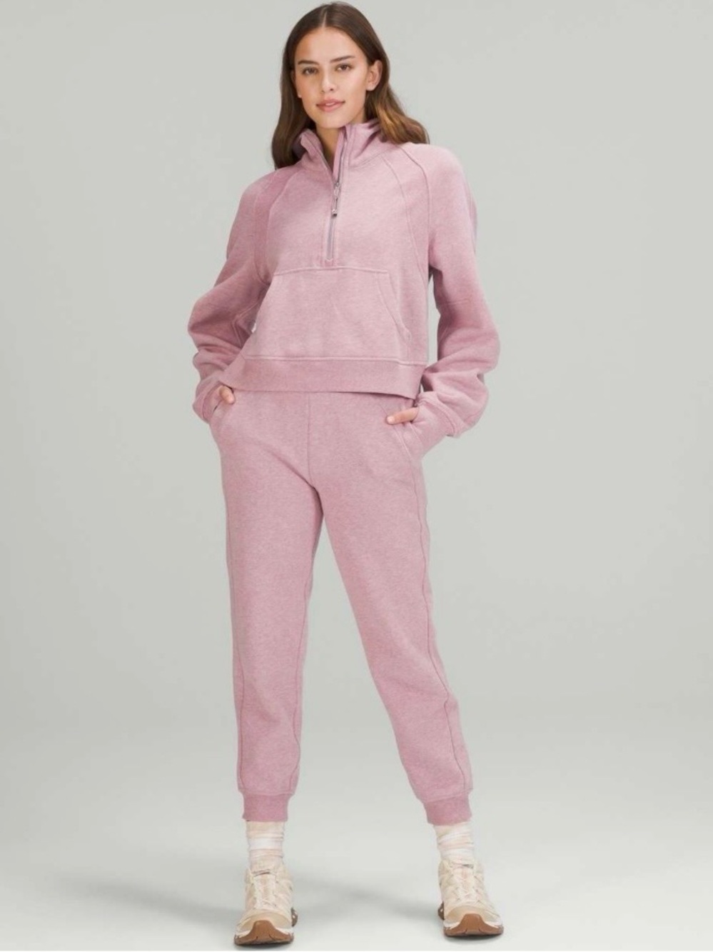 [Size: XS/S] Lululemon Scuba Oversized Half-Zip Hoodie - Picture 2 of 6